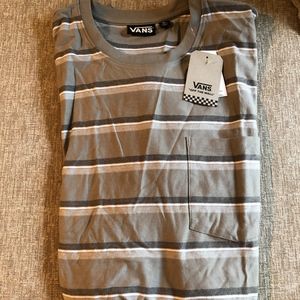 NEW WITH TAGS VANS Striped T Shirt
